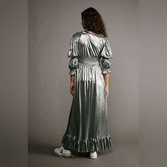 Free People Metallic Mermaid Gown - Picture 2 of 6